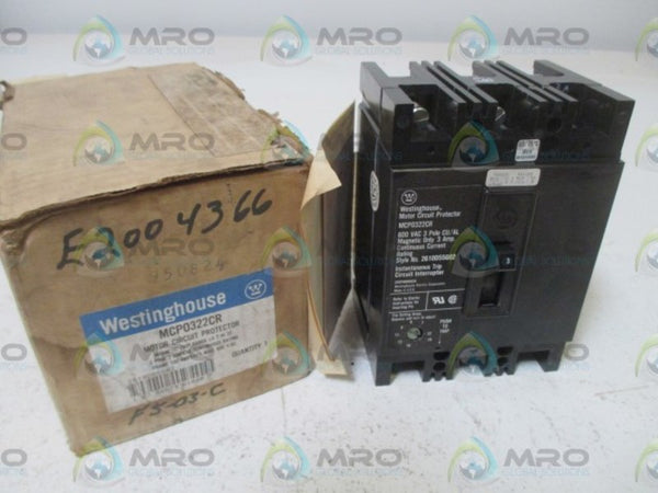 WESTINGHOUSE MCP0322CR CIRCUIT BREAKER 3A  NSMP