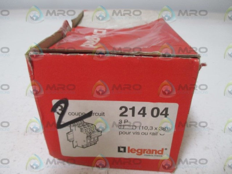 LOT OF 2 LEGRAND 21404 FUSE HOLDER  NSMP