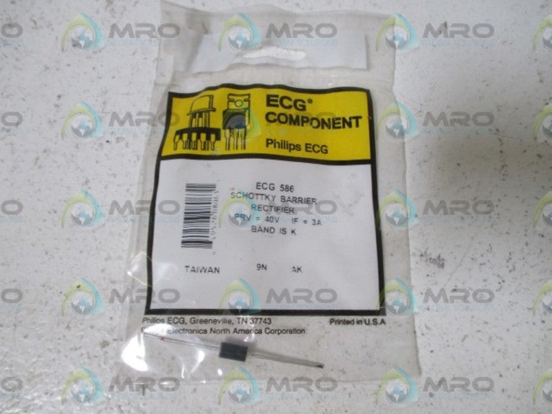 LOT OF 6 ECG ECG 586 SCHOTTKY BARRIER RECTIFIER NSNP IN A FACTORY BAG