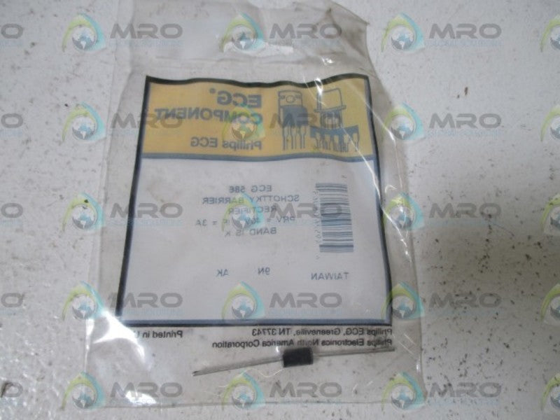 LOT OF 6 ECG ECG 586 SCHOTTKY BARRIER RECTIFIER NSNP IN A FACTORY BAG