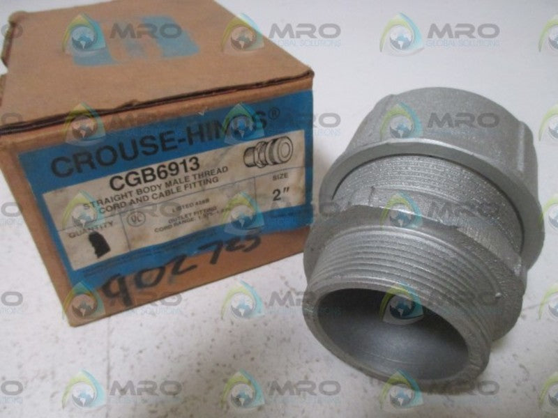 CROUSE-HINDS CGB6913 STRAIGHT BODY MALE THREAD  NSMP