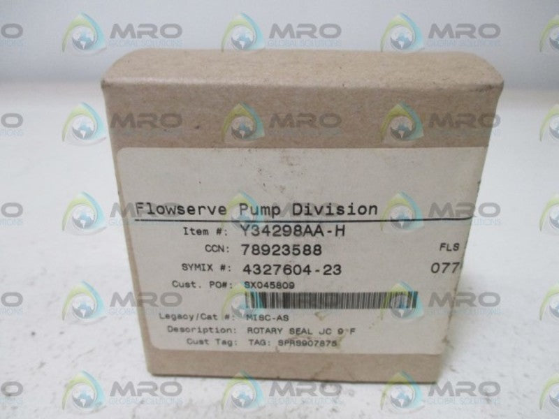 FLOWSERVE Y34298AA-H ROTARY SEAL  NSMP