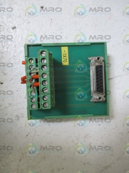 PHOENIX CONTACT FLKM-D15 SUB/B VARIOFACE MODULE  UNMP