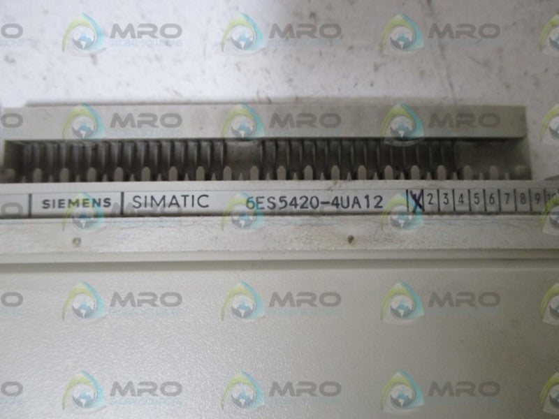 SIEMENS SIMATIC S5 6ES5420-4UA12 DIGITAL INPUT  UNMP