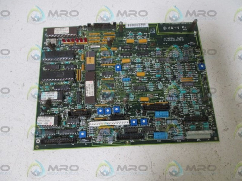GENERAL ELECTRIC VA-4 531X300CCHAFG1 CONTROL CARD  NSNP