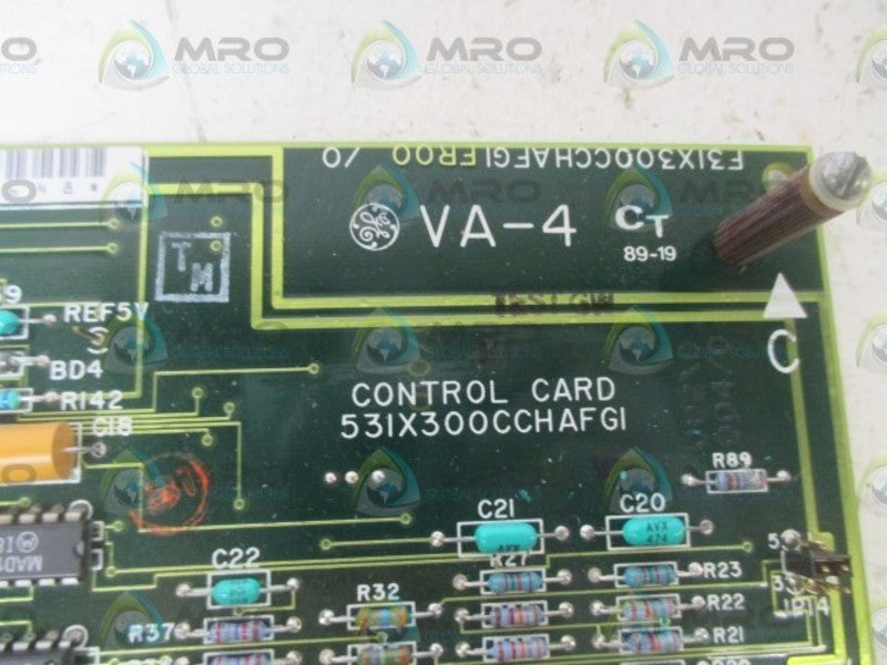GENERAL ELECTRIC VA-4 531X300CCHAFG1 CONTROL CARD  NSNP