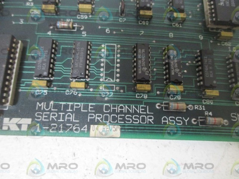 K&T KEARNEY & TRECKER 1-2176404 MULTIPLE CHANNEL SERIAL PROCESSOR ASSY.  UNMP