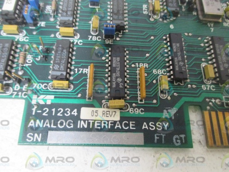 K&T KEARNEY & TRECKER 1-2123405 ANALOG INTERFACE ASSY  UNMP