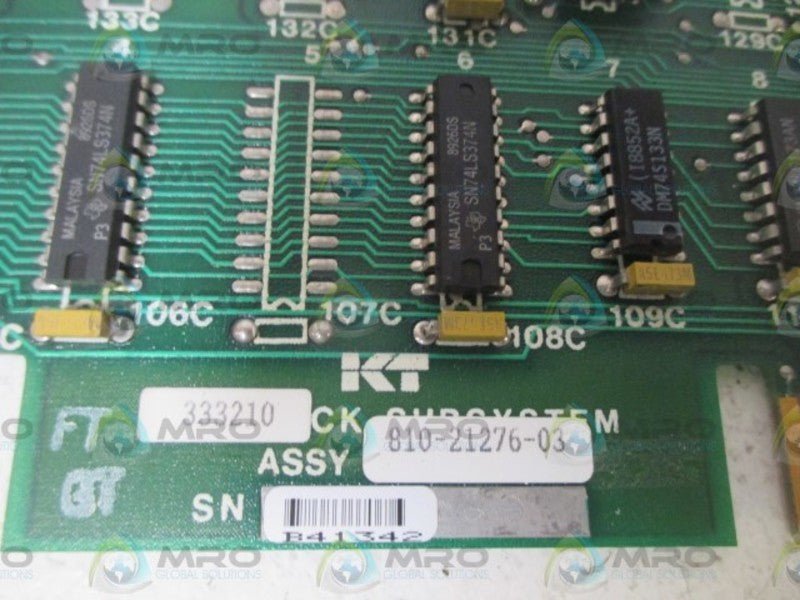 K&T KEARNEY & TRECKER 810-21276-03 FEEDBACK SUBSYSTEMS  UNMP
