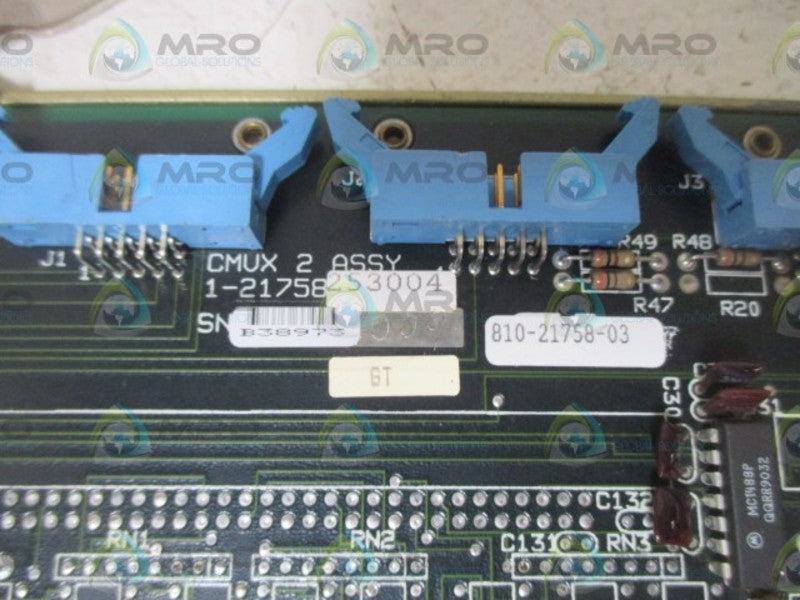 K&T KEARNEY & TRECKER 1-21758 CMUX 2 ASSY  UNMP