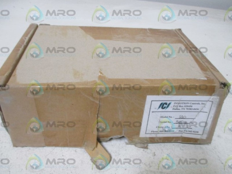 INMOTION CONTROLS INC. MODEL 220  NSMP