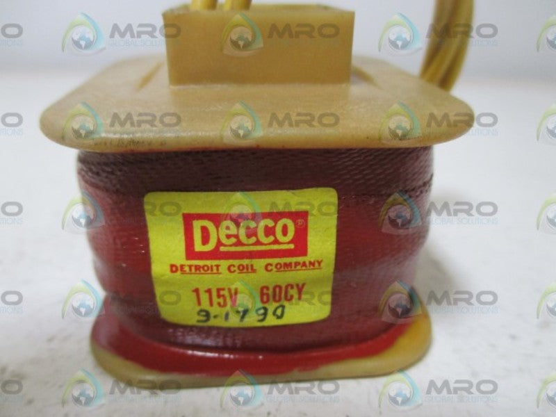 DECCO 9-1790 COIL 115V  NSNP