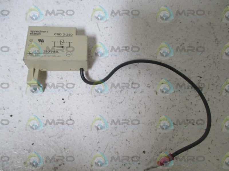 SPRECHER+SCHUH CRD 3-250 SUPPRESSOR DIODE LINK  NSNP