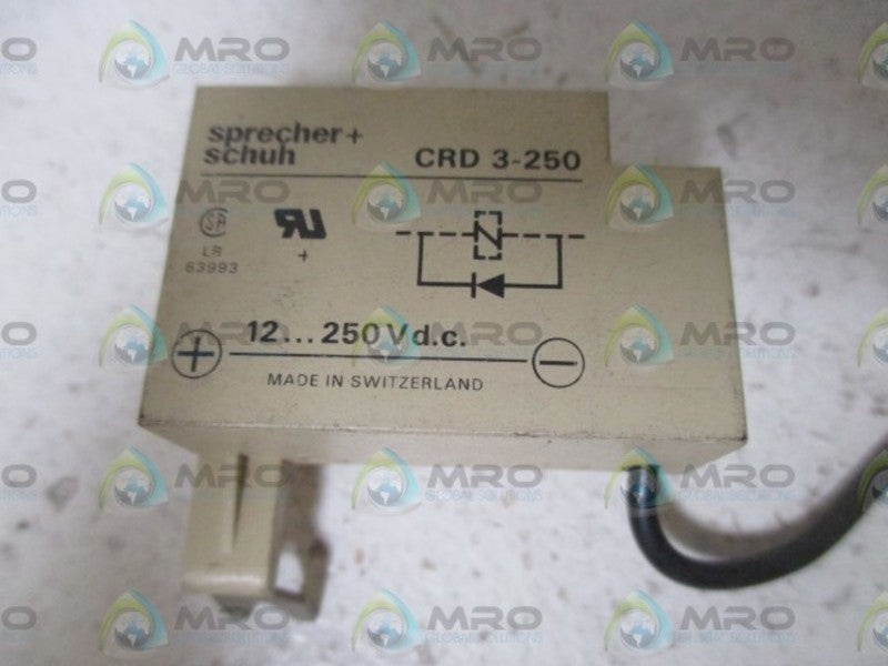 SPRECHER+SCHUH CRD 3-250 SUPPRESSOR DIODE LINK  NSNP