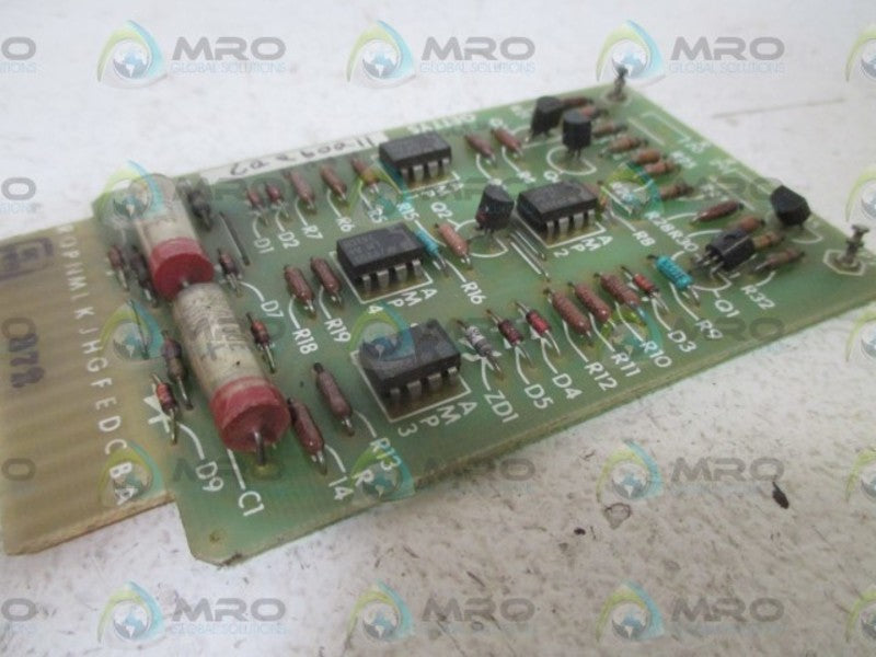 GETTYS 11-0092-07 CURRENT LIMITING  BOARD ASSEMBLY  UNMP