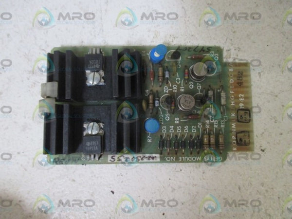 GETTYS 550050-00 CIRCUIT BOARD  UNMP