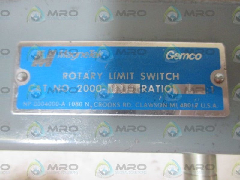 GEMCO 2000-810 ROTARY LIMIT SWITCH  NSNP
