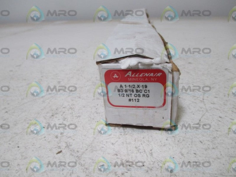 ALLENAIR A 1 1/2 X 19 B3 9/16 BC C1 AIR CYLINDER  NSMP