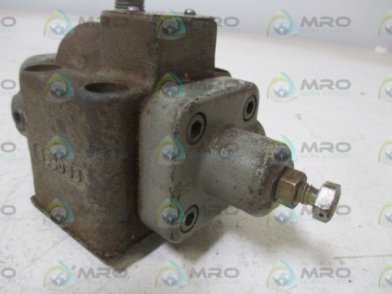 VICKERS RCG 03 D3 10 PRESSURE CONTROL VALVE  UNMP