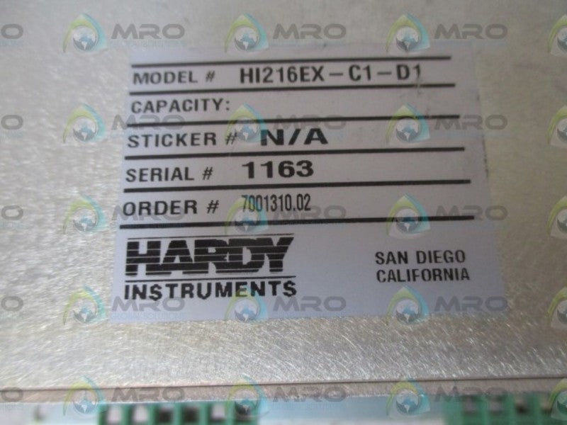 HARDY HI216EX-C1-D1  NSNP