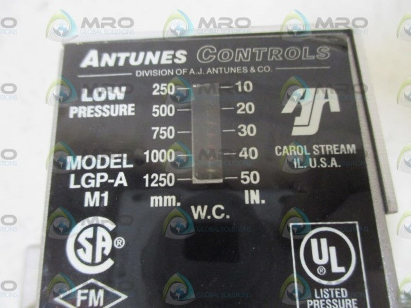ANTUNES COTNROLS MODEL LGP-A M1 LOW PRESSURE  NSNP