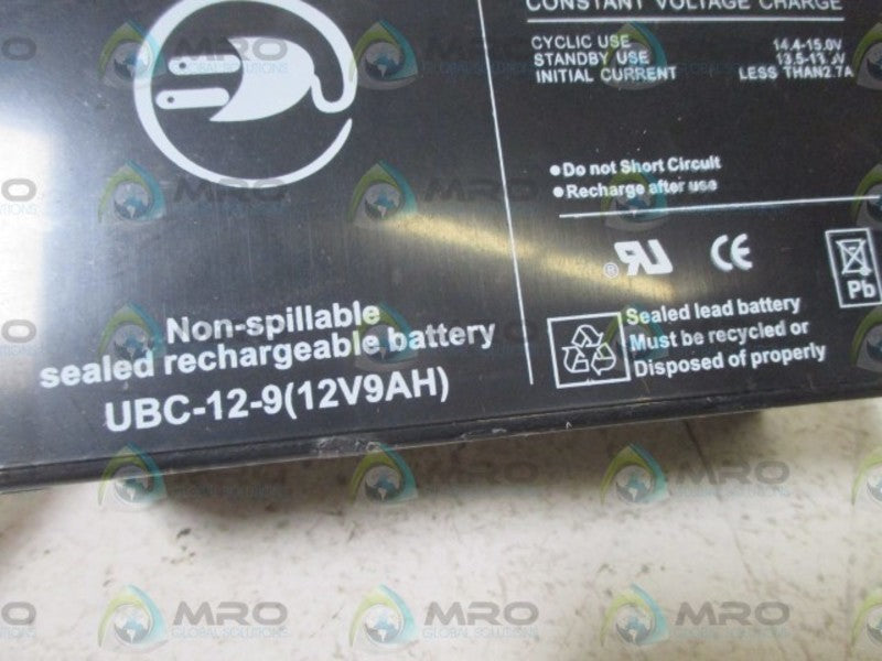 UBC-12-9 SEALED RECHARGEABLE BATTERY  NSNP