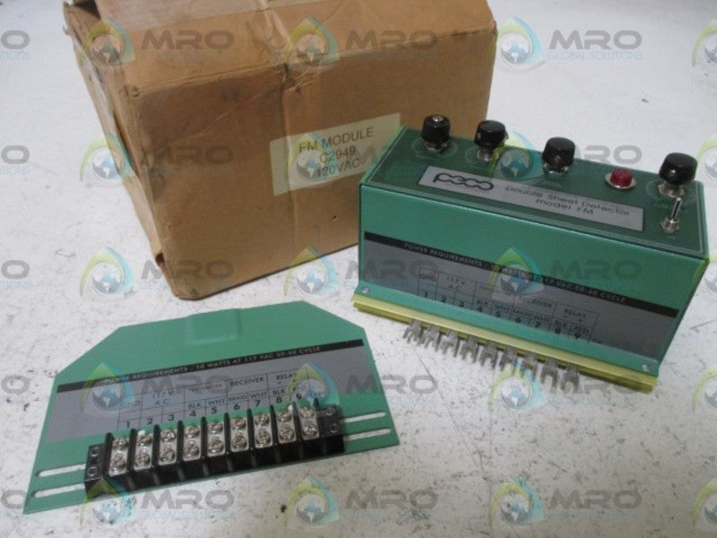 PECCO C3047 MODEL FM DOUBLE SHEET DETECTOR  NSMP