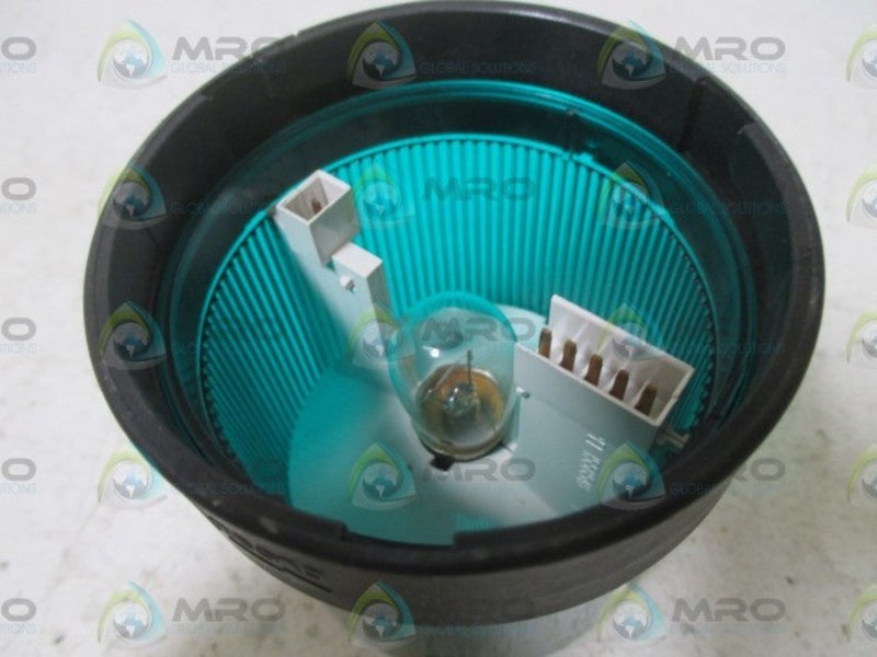 TELEMECANIQUE XVBC34 INDICATING BANK LENS (GREEN)  NSNP
