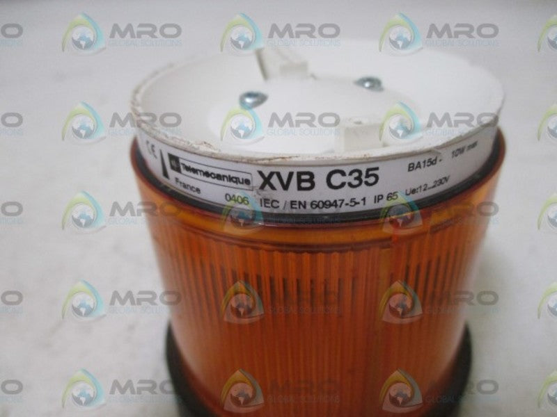 TELEMECANIQUE XVBC35 INDICATING BANK LENS (AMBER)  NSNP