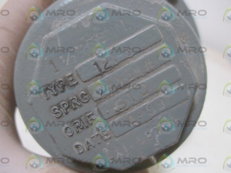 EQUIPEMETER TYPE 121-8 1-1/2" REGULATOR  NSNP