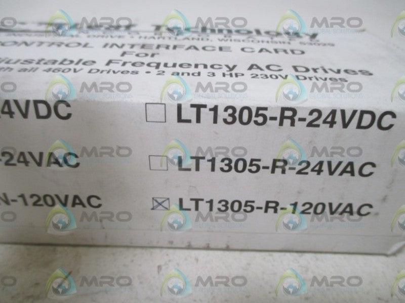 LEAF TECHNOLOGY LT1305-R-120VAC CONTROL INTERFACE CARD  NSFS