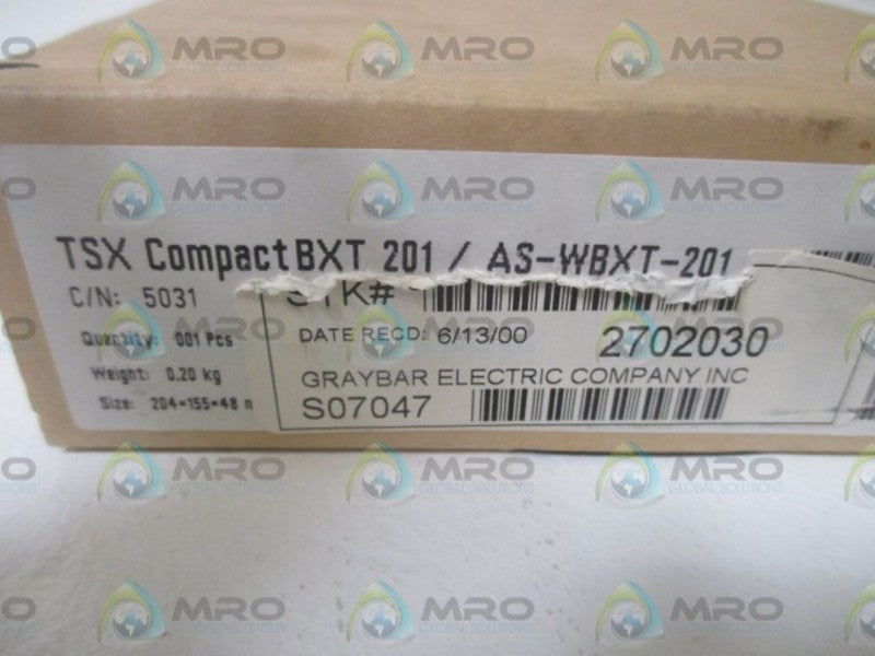 SCHNEIDER AUTOMATION BXT 201/AS-WBXT-201 MODICON CABLE  NSFS