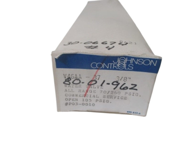 JOHNSON CONTROL V46AA-37 3/8" WATER VALVE NSMP
