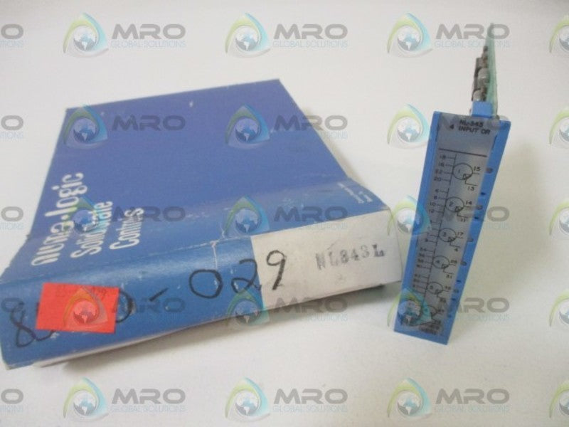 WESTINGHOUSE NL343L INPUT MODULE  UNMP