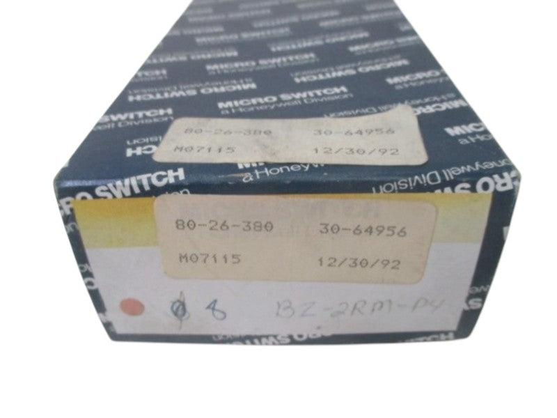 LOT OF 8 MICROSWITCH BZ-2RM-P4 LIMIT SWITCH NSMP
