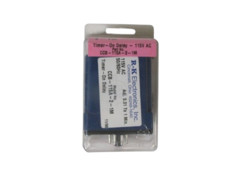 R-K ELECTRONICS, INC. CCB-115A-2-1M TIMER-ON DELAY  ORIGINAL PACKAGE