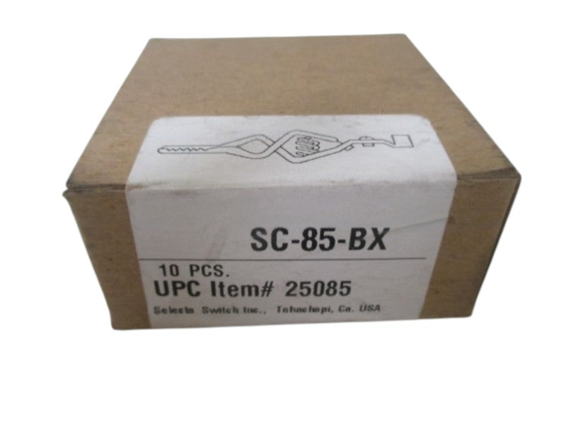 LOT OF 10 SELECTA SC-85-BX CROCODILE SPRING CLIP STEEL NSMP