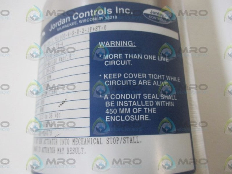 JORDAN SM1120-1.75/100-4-S-D-2-1P+ST-0 ACTUATOR  NSNP