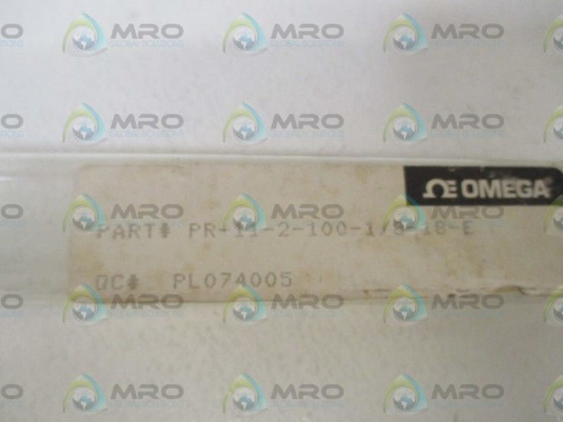 OMEGA PR-11-2-100-1/8-18-E SENSOR PROBE  ORIGINAL PACKAGED