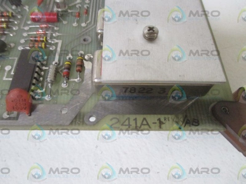 CONTROLOTRON 241A-1 CIRCUIT BOARD  UNMP