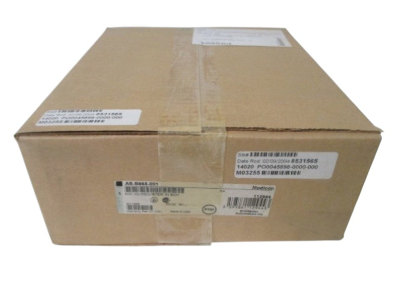 MODICON AS-B865-001 800 I/O REDISTER IN 8CH  NSMP