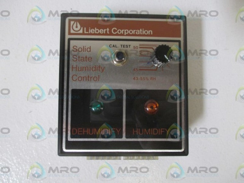 LIEBERT CORP. HG-UW-3 SOLID STATE HUMINIDITY CONTROL  NSMP