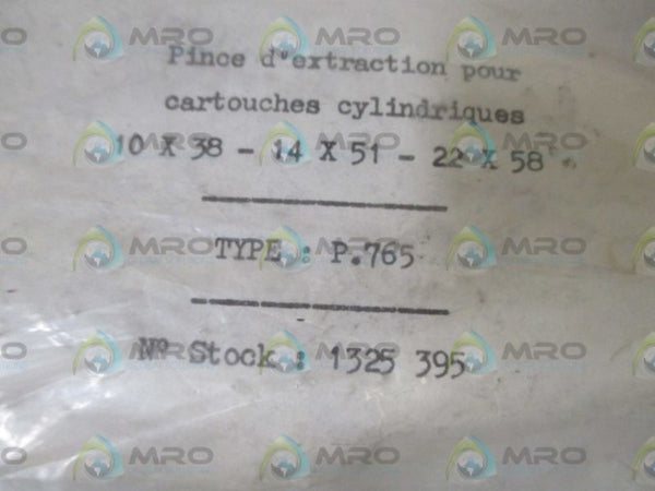 1325 395 TYPE P.765  NSNP IN A BAG