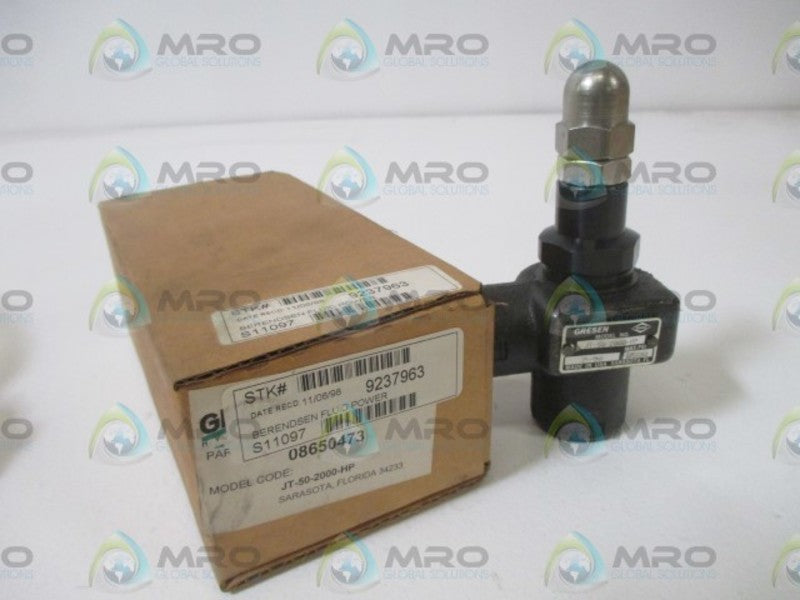 GRESEN JT-50-2000-HP VALVE  NSMP