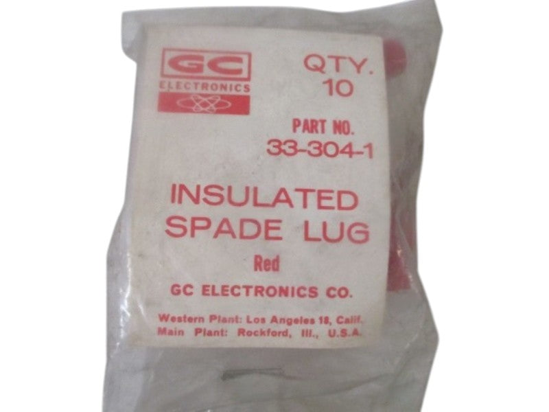 LOT OF 30 GC ELECTRONICS 33-304-1 INSULATED SPACE PLUG NSNP IN A FACTORY BAG