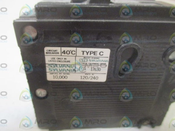 LOT OF 3 SYLVANIA C215 CIRCUIT BREAKER NSNP OUT OF A  BOX