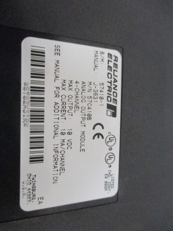RELIANCE ELECTRIC 57410-1 MODULE UNMP