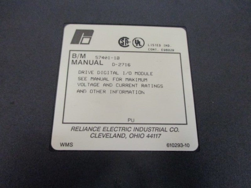 RELIANCE ELECTRIC 57401-1 57401-1B UNMP
