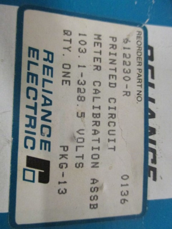 LOT OF 2 RELIANCE ELECTRIC 612230-R PRINTED CIRCUIT UNMP