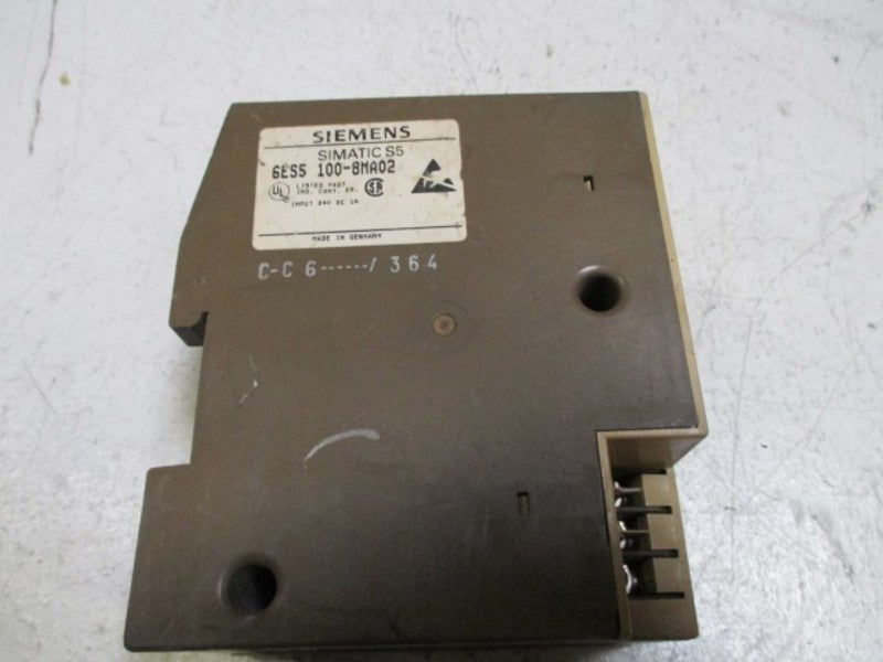 SIEMENS 6ES5-100-8MA02 MODULE UNMP